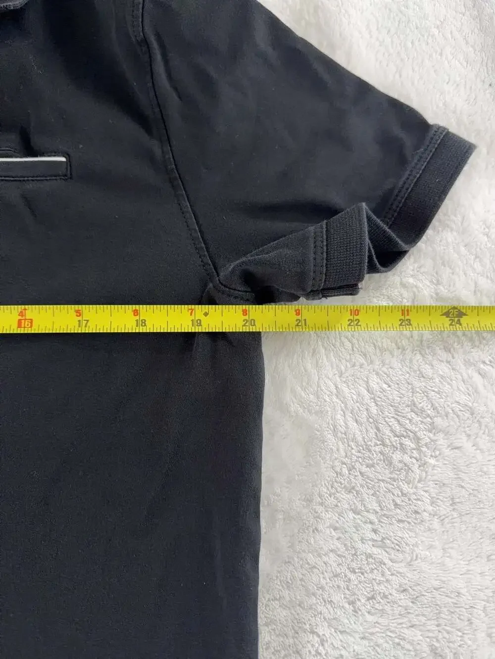 Banana Republic Luxe Touch Polo Shirt Black Size M
